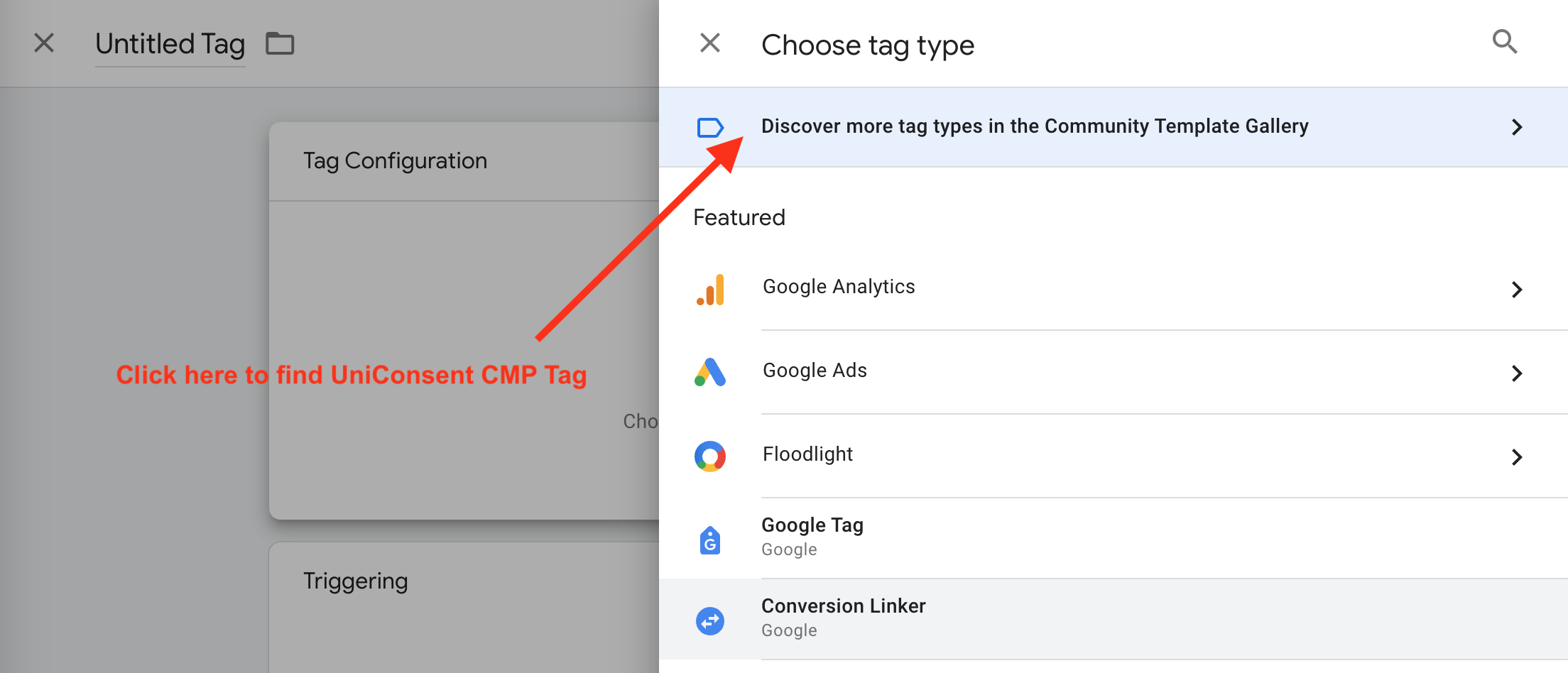 Add UniConsent CMP Tag Add UniConsent CMP Tag