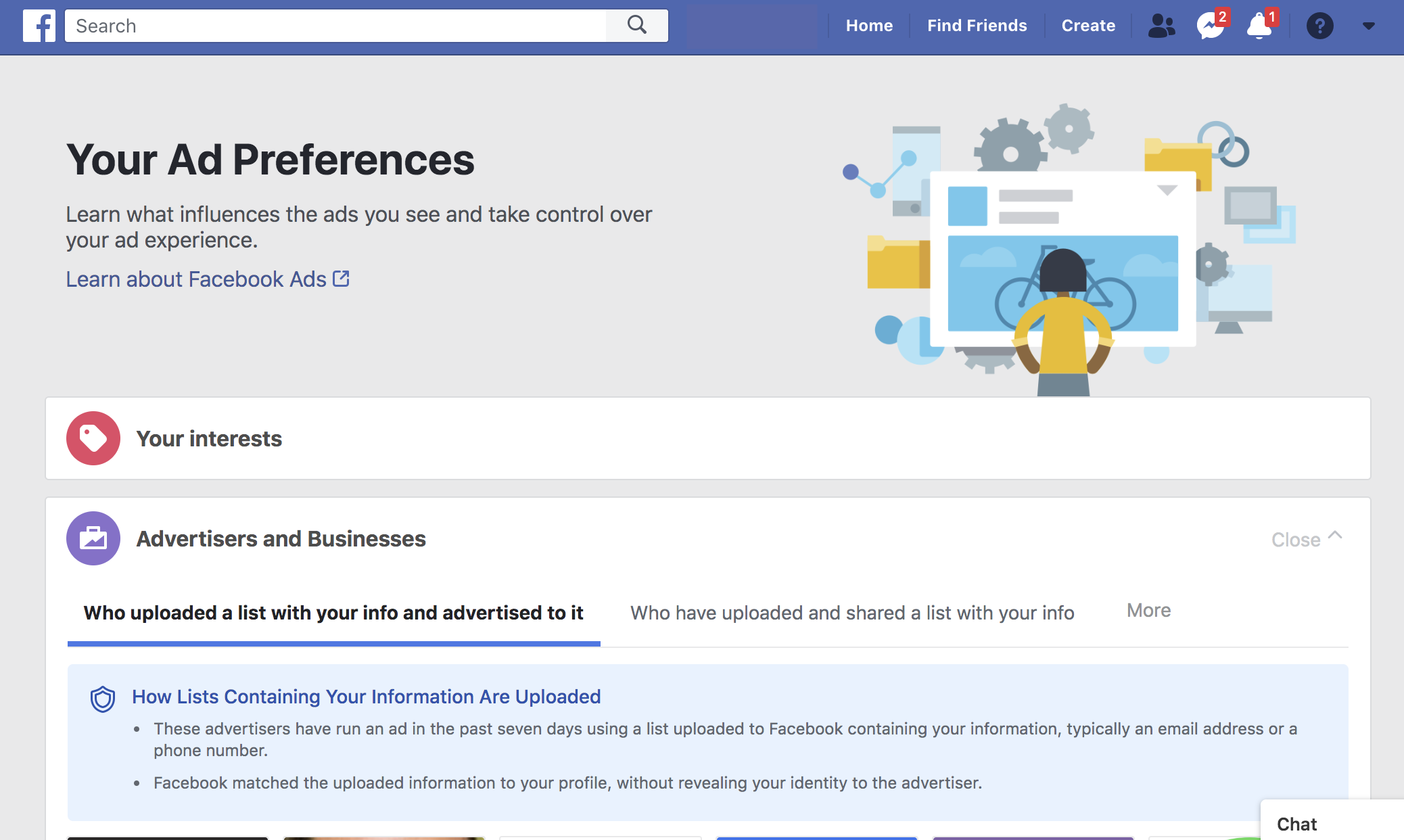 off facebook activities