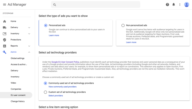 GDPR google policy